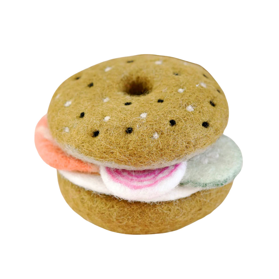 Felt Bagel Stack | Play Food Set