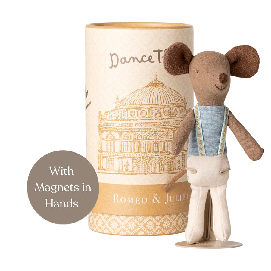 PRE-ORDER Maileg Ballet Dancer Mouse with Stand (Romeo - Big Brother)