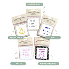 Magnetic Sticky Notes (Bows)