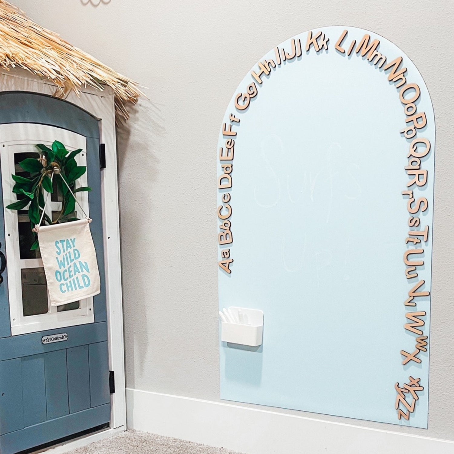 Magic Playwall - Arch Magnetic Wall Decal (Sky Blue)