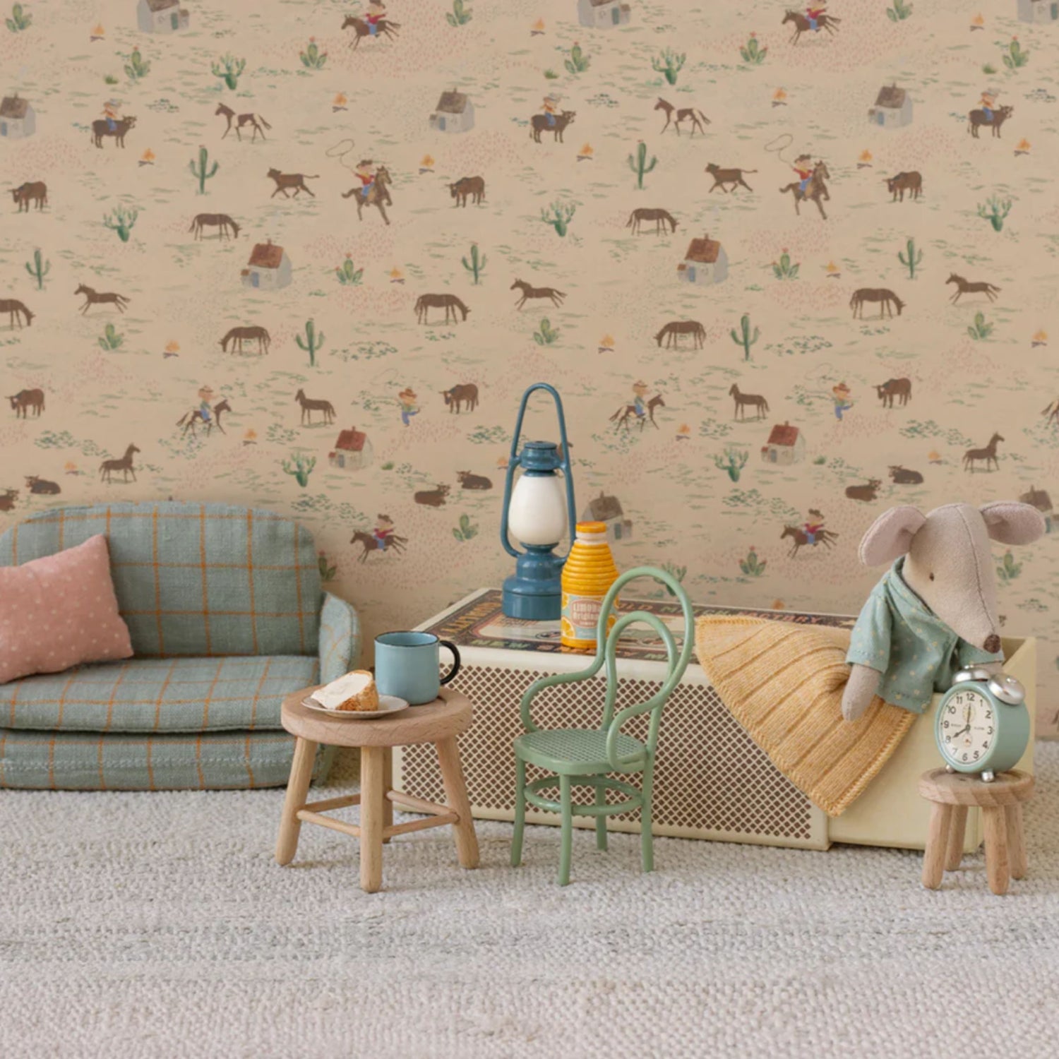 Maileg Sofa Bed - Checker (Mouse)