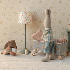 PRE-ORDER Maileg Bunny Set - Brown/Dusty Rose (Micro)