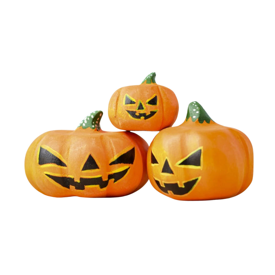 PRE-ORDER Jack O'Lantern Pumpkin Set (3 pcs)