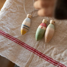 Wooden Ornament (Wood Winter Sparkle)