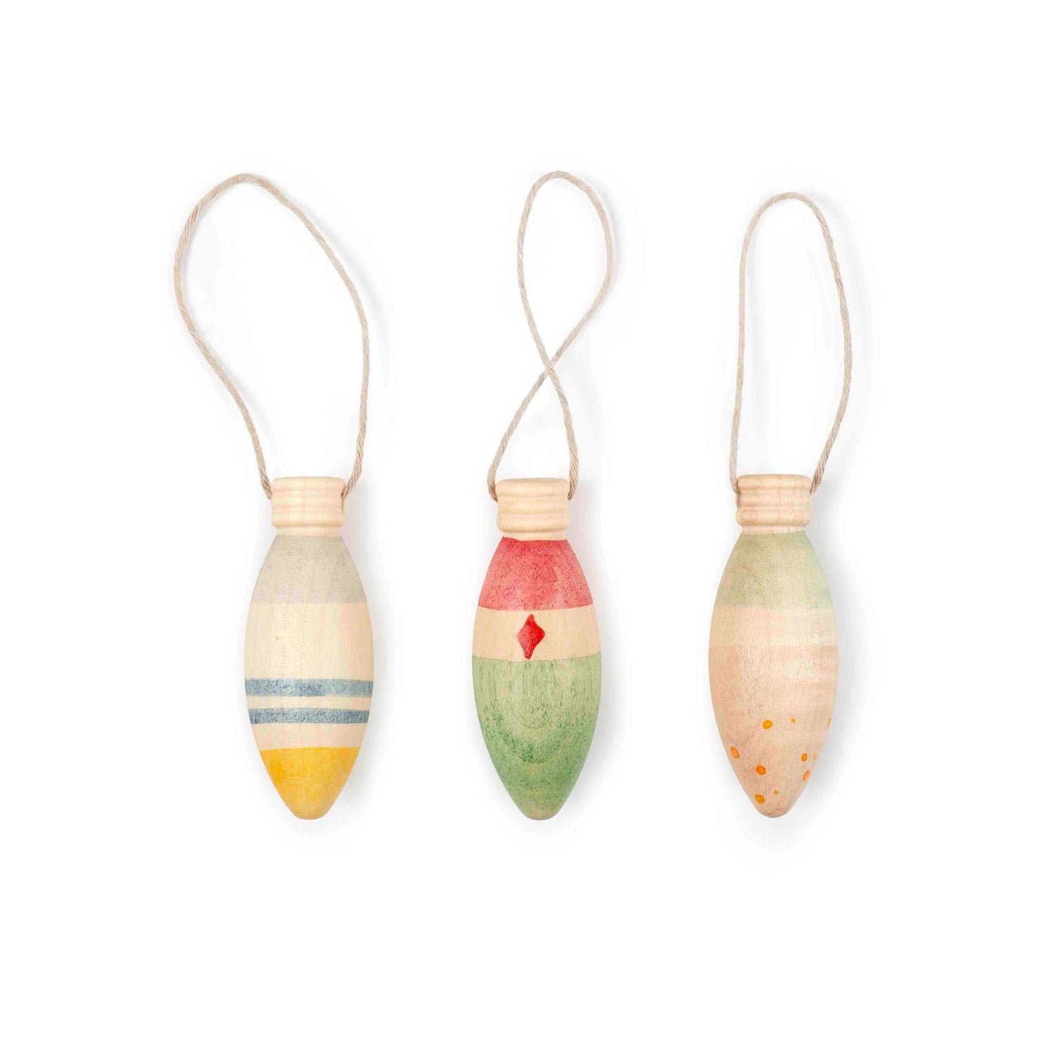 Wooden Ornament (Wood Winter Sparkle)