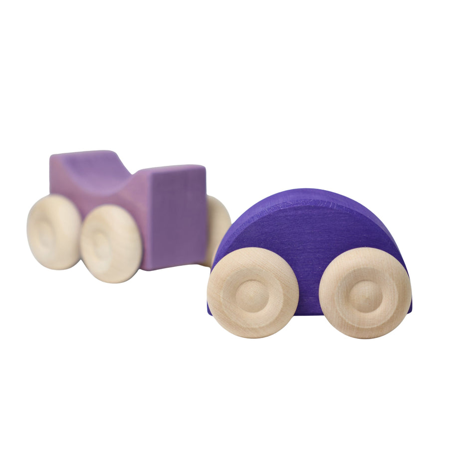 Grimm's Stacking Cars PURPLE (2 pcs)