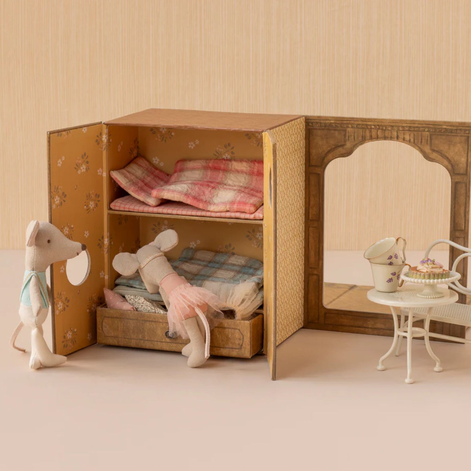 Maileg Ballet Mice in Dance Studio (Little Sister & Brother)