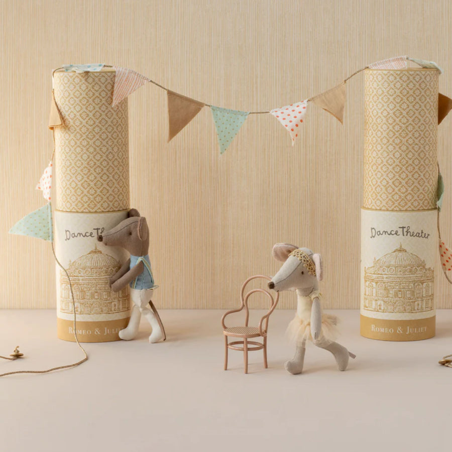 Maileg Ballet Dancer Mouse with Stand (Romeo - Big Brother)