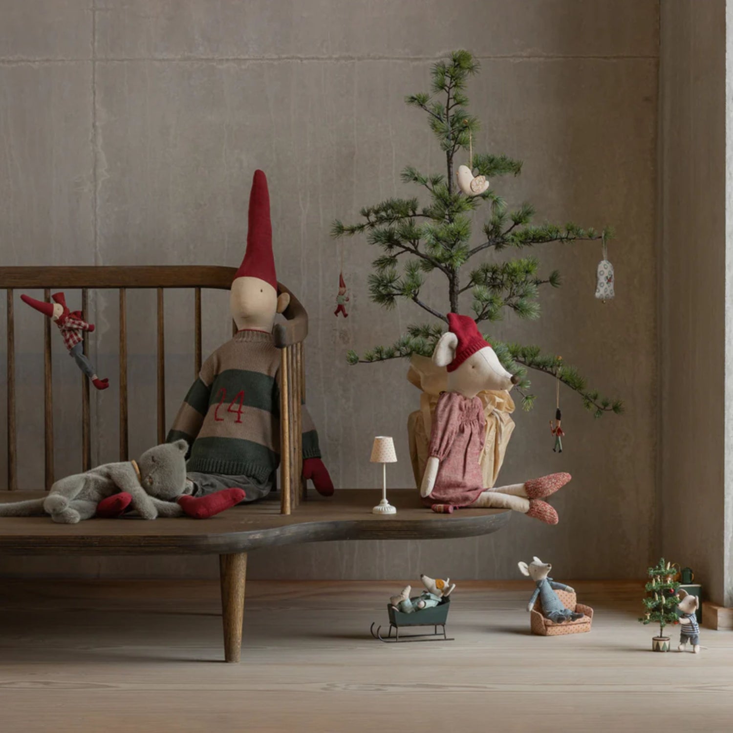 Maileg Christmas Mouse Maxi (Girl)