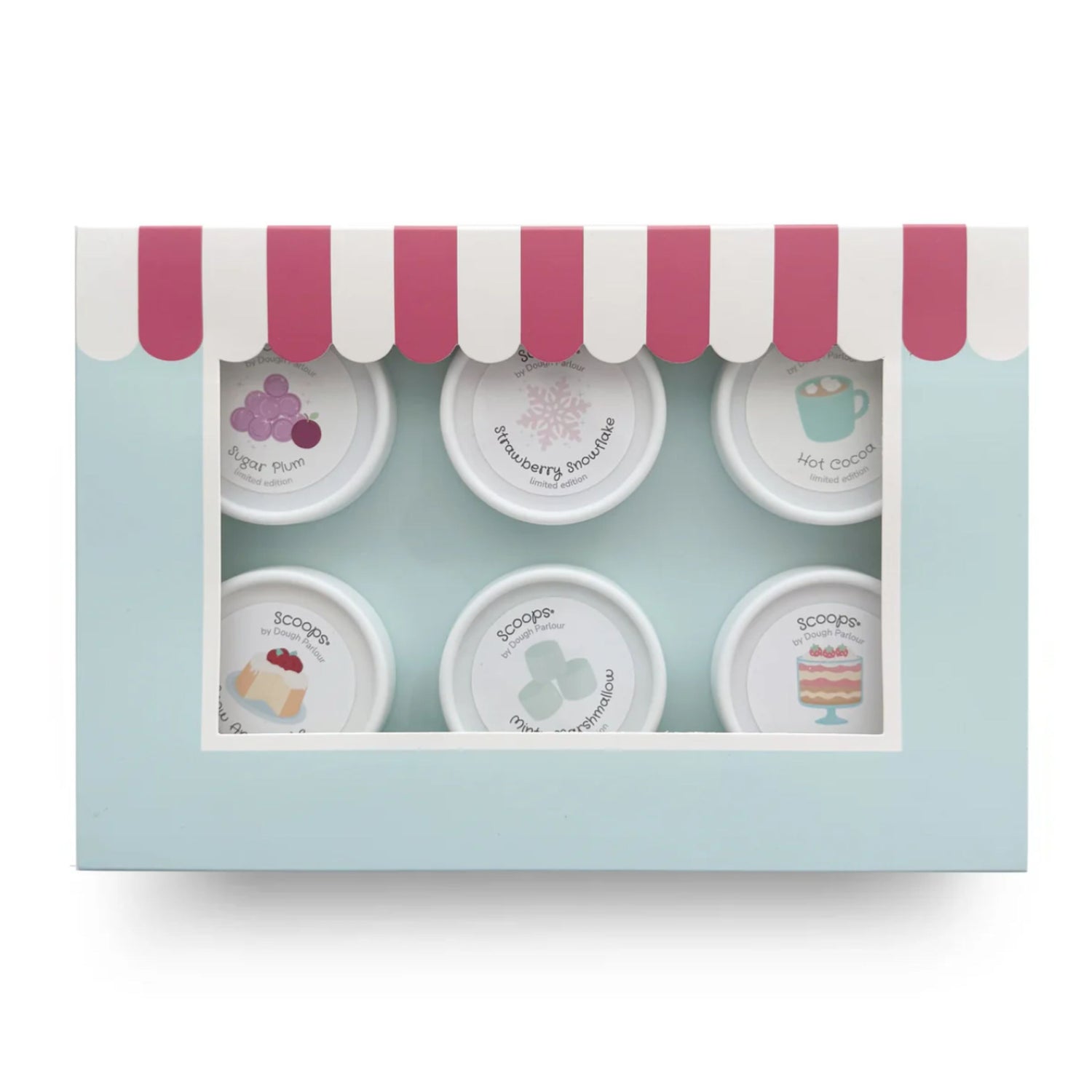 Holiday Parlour Pack™ of 6 Play Doughs (Holiday Train)