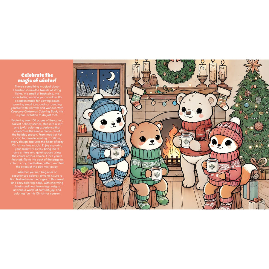 Cozycore Christmas Coloring Book: Celebrate the Season with Everything Cute and Cozy!