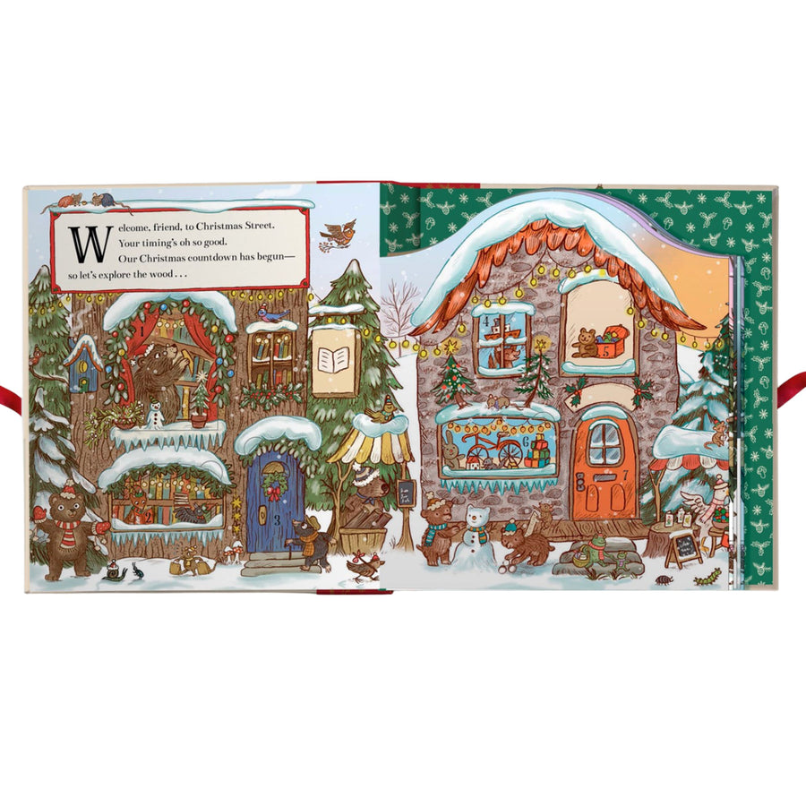 Christmas Is Coming to Town!: A Foldout Christmas Village and Advent Calendar | Hardcover
