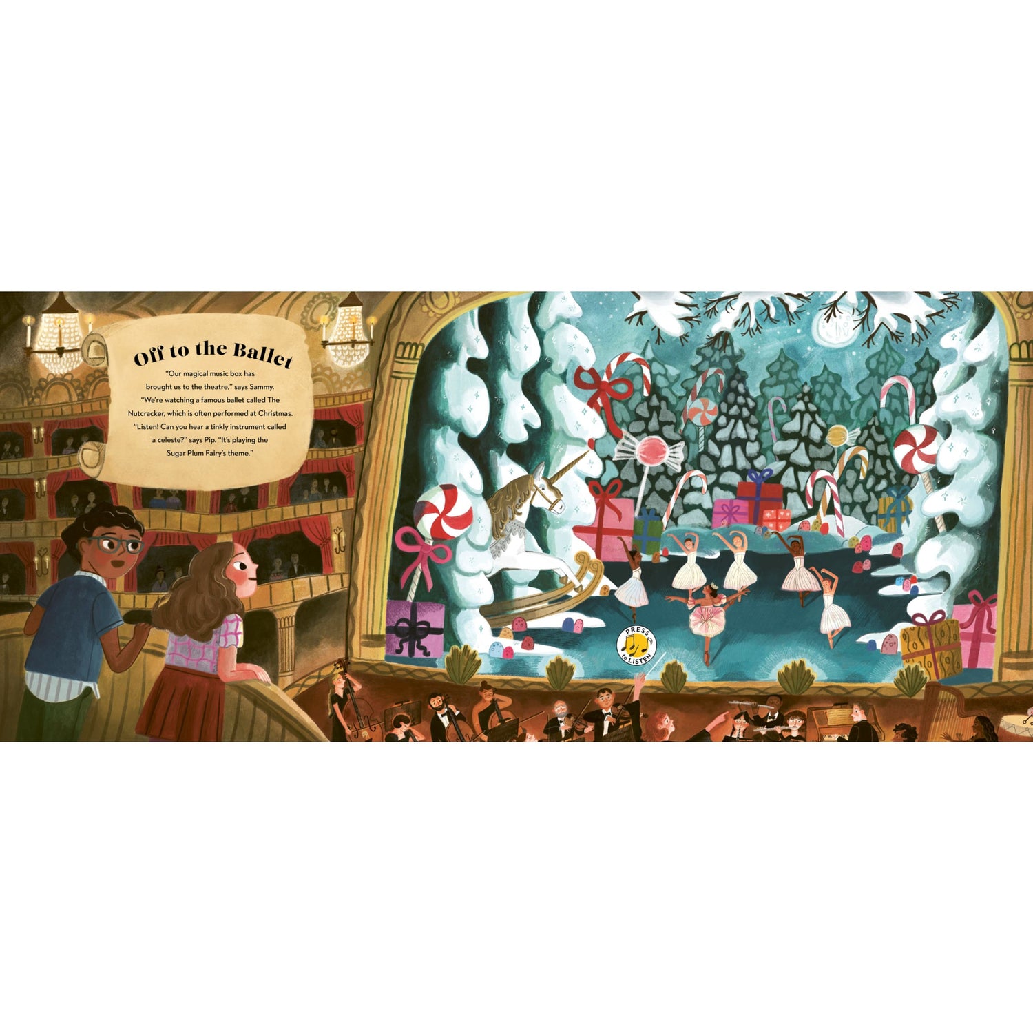 Listen to the Music at Christmas: A Press The Notes Book! | Hardcover