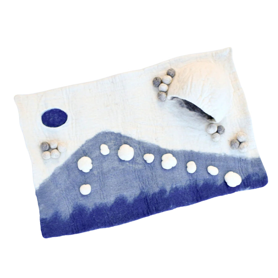Felt Arctic Antarctica Playmat Playscape (Large)