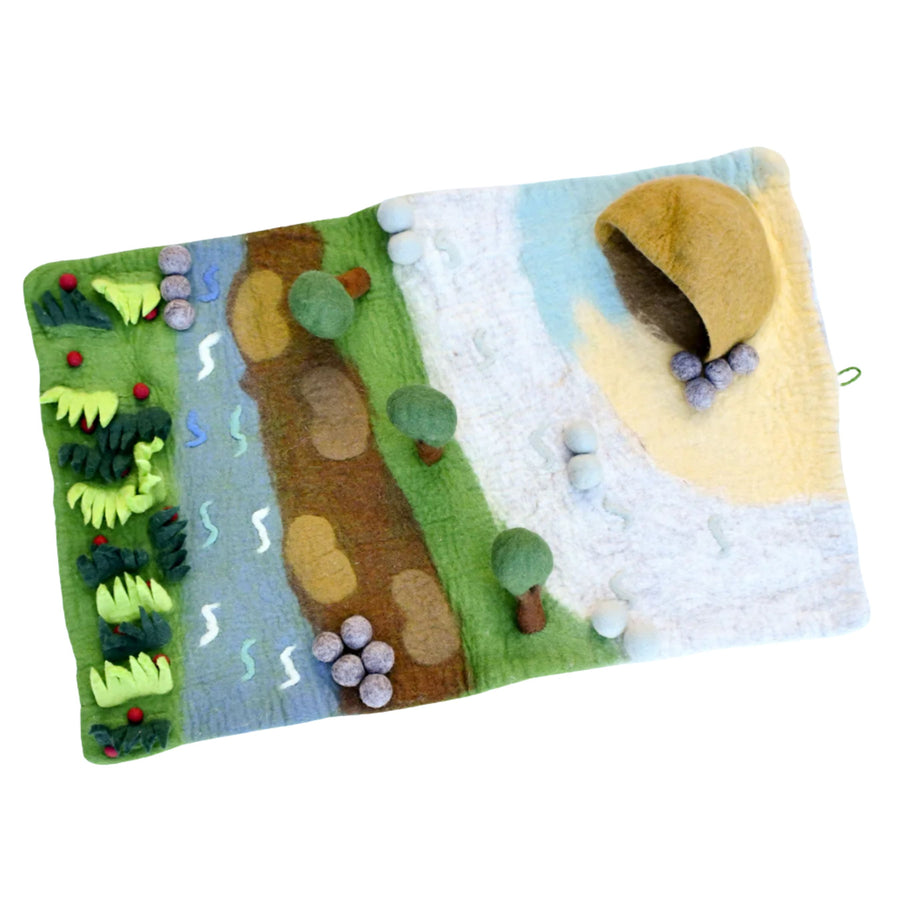Felt Bear Hunt Playmat Playscape (Large)