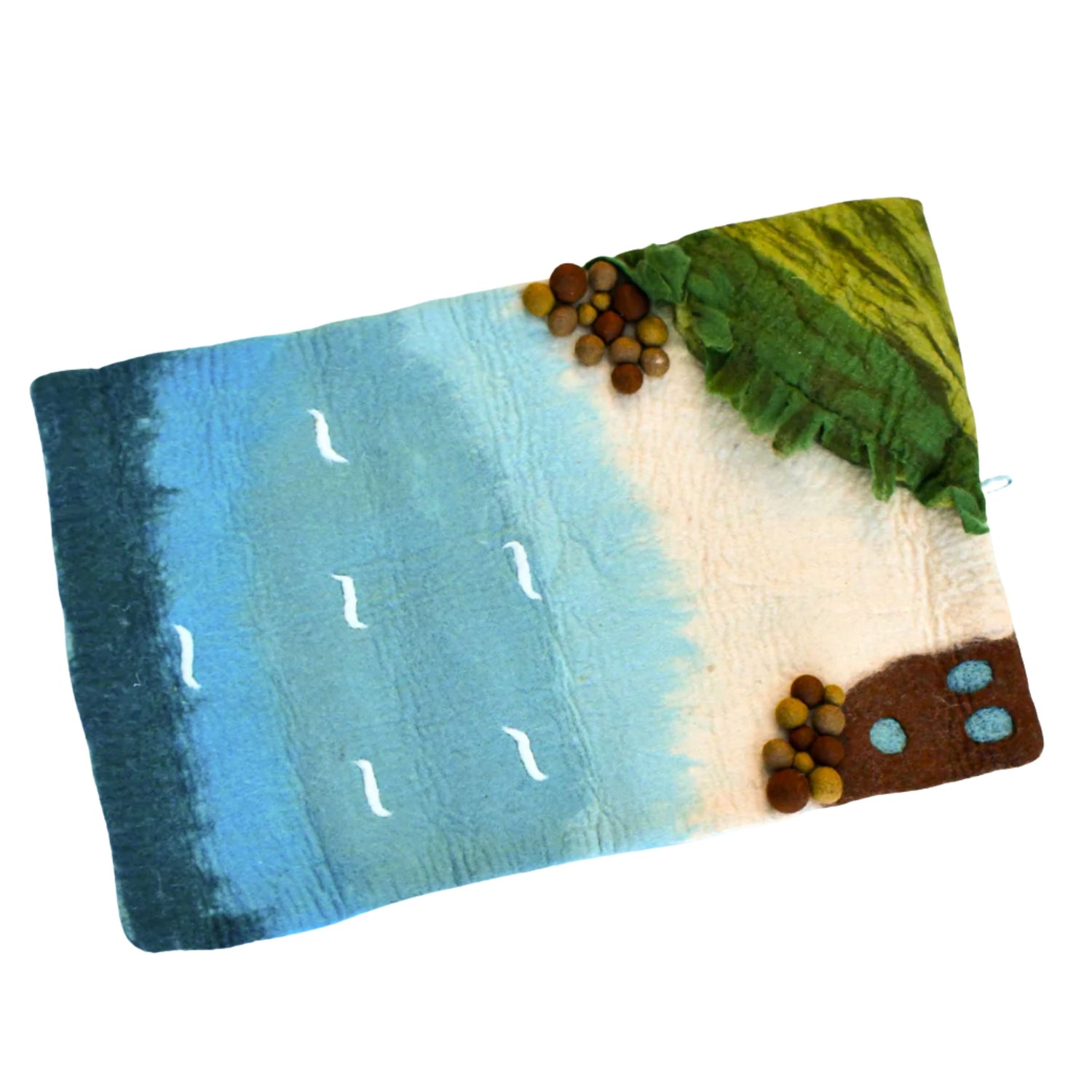 Felt Sea and Rockpool Playmat Playscape (Large)