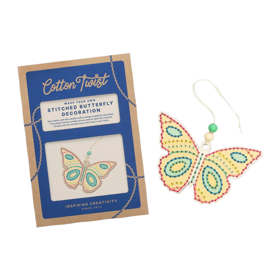 Make Your Own Stitched Butterfly Decoration Craft Kit (Butterfly)