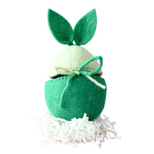 Felt Easter Egg Cover with Bunny Ears (Green)