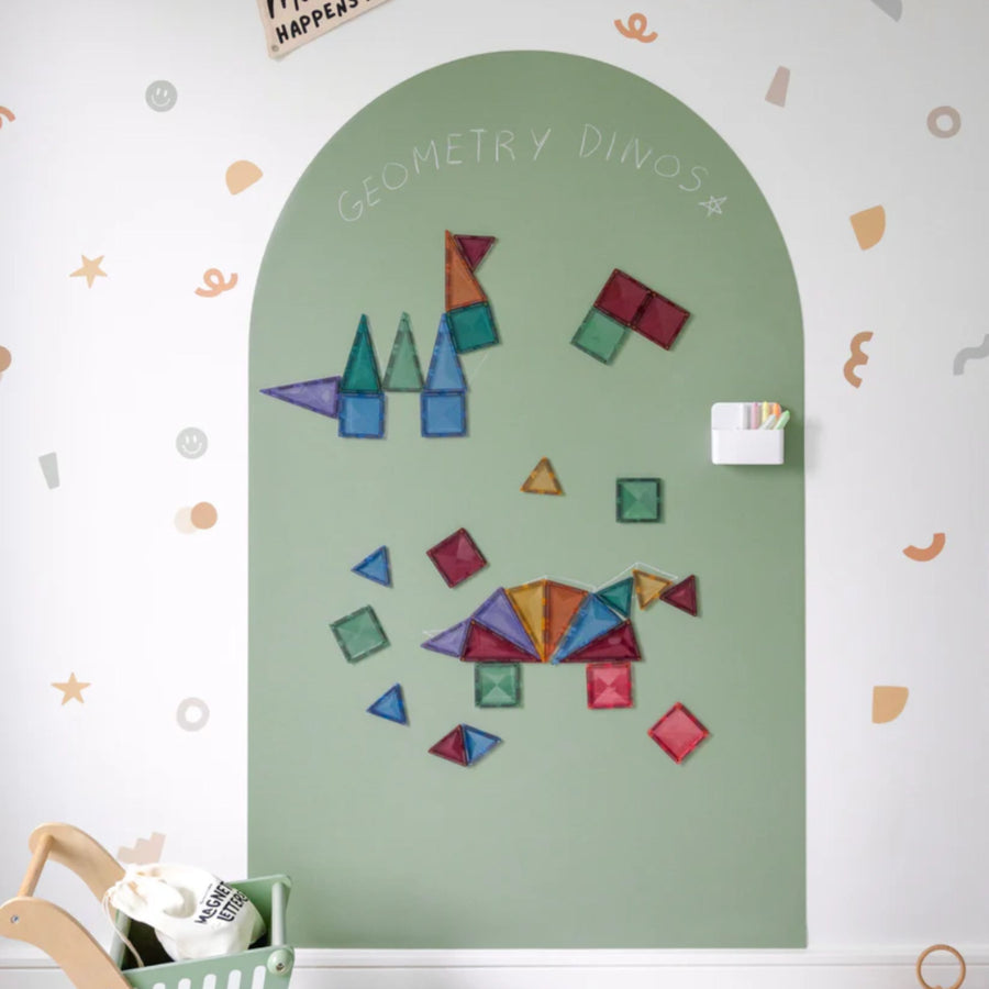 JUMBO Magic Playwall - Arch Magnetic Wall Decal (Sage Green)
