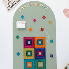 Magic Playwall - Arch Magnetic Wall Decal (Sage Green)