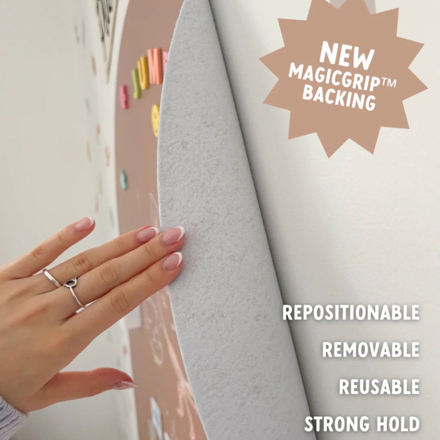 MINI Magic Playwall - Arch Magnetic Wall Decal (Caramel)