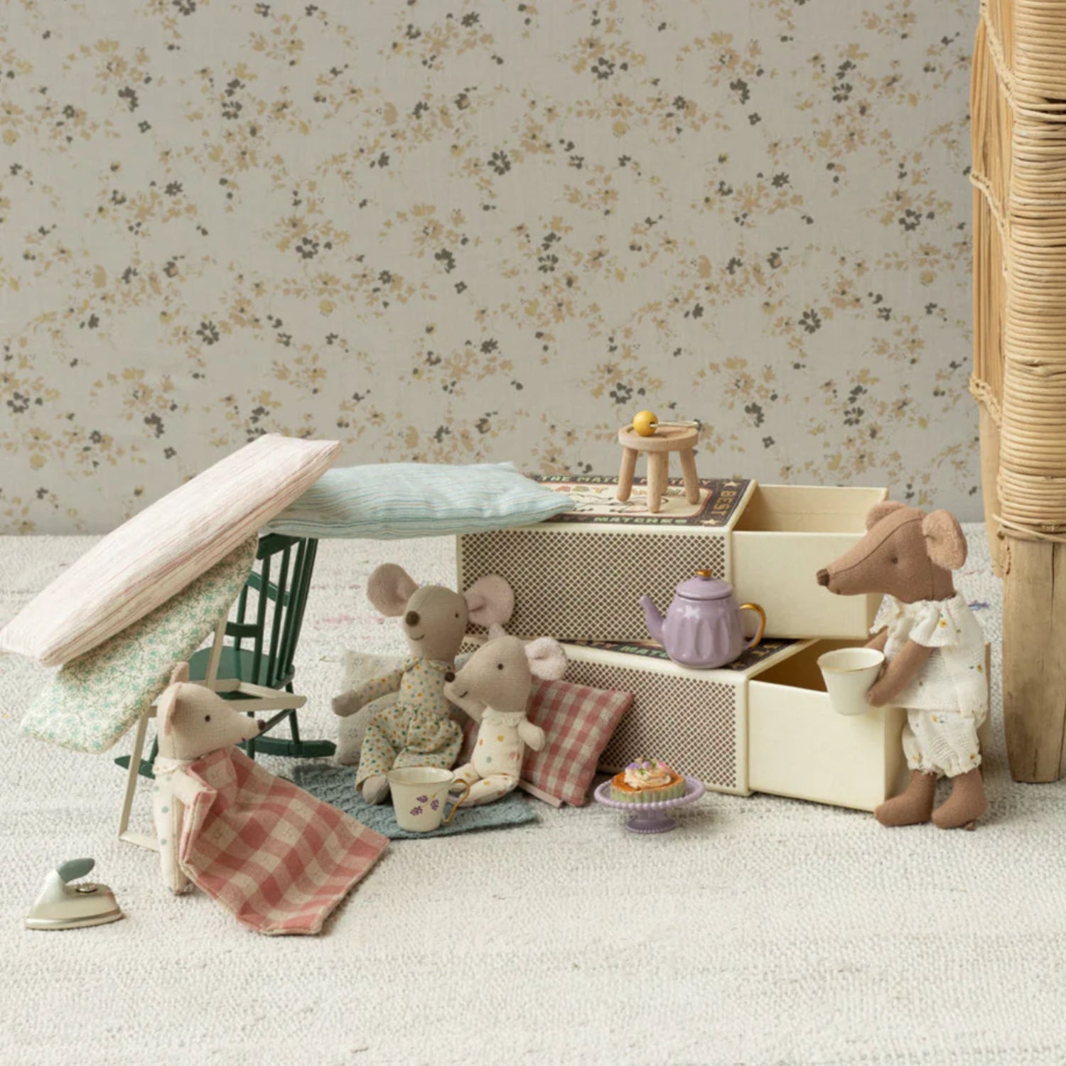Maileg Mouse in Matchbox - Pajamas 2024 (Big Sister)
