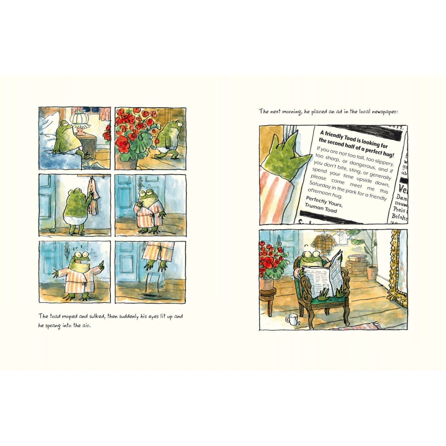 Truman Toad and the Quest for the Perfect Hug | Picture Book