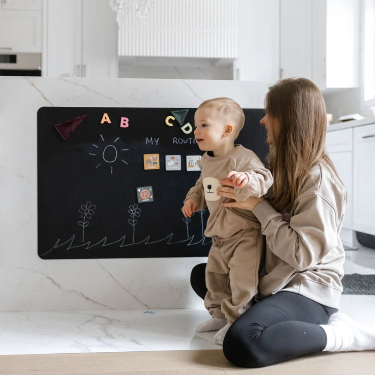 Rectangular Magic Playwall - Magnetic Wall Decal (Midnight)