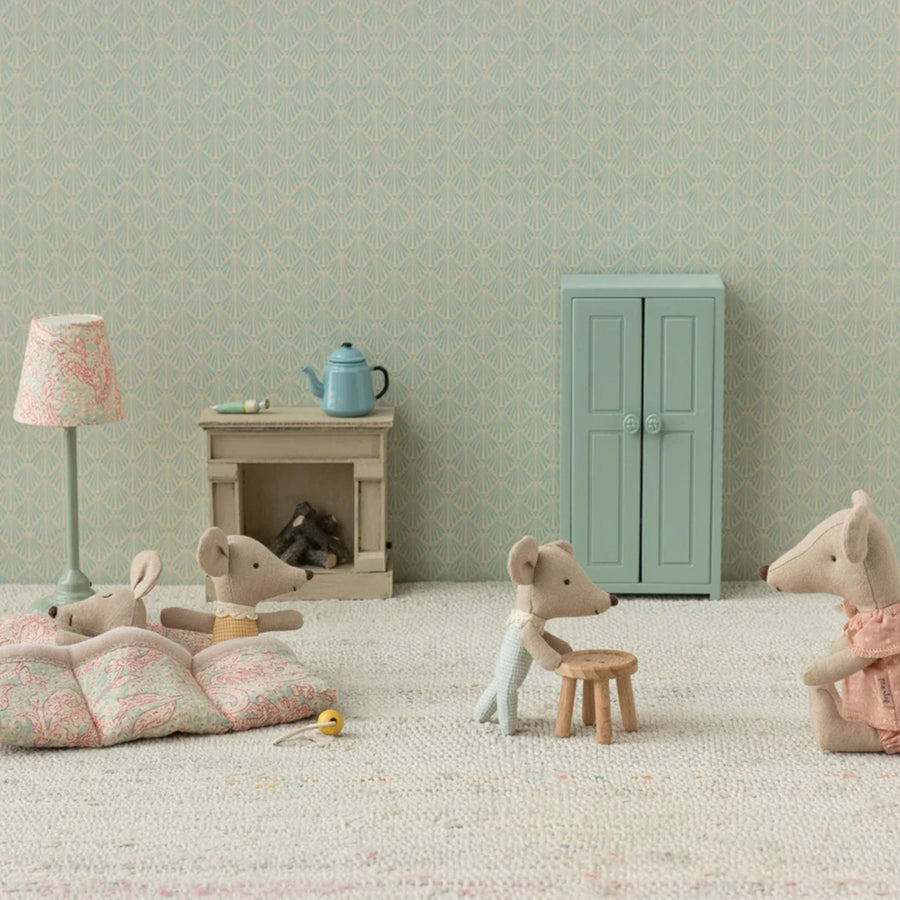 Maileg Triplets in Matchbox - Checker (Baby Mice)