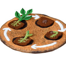 Felt Life Cycle of a Bean Plant (Playmat Sold Separately)