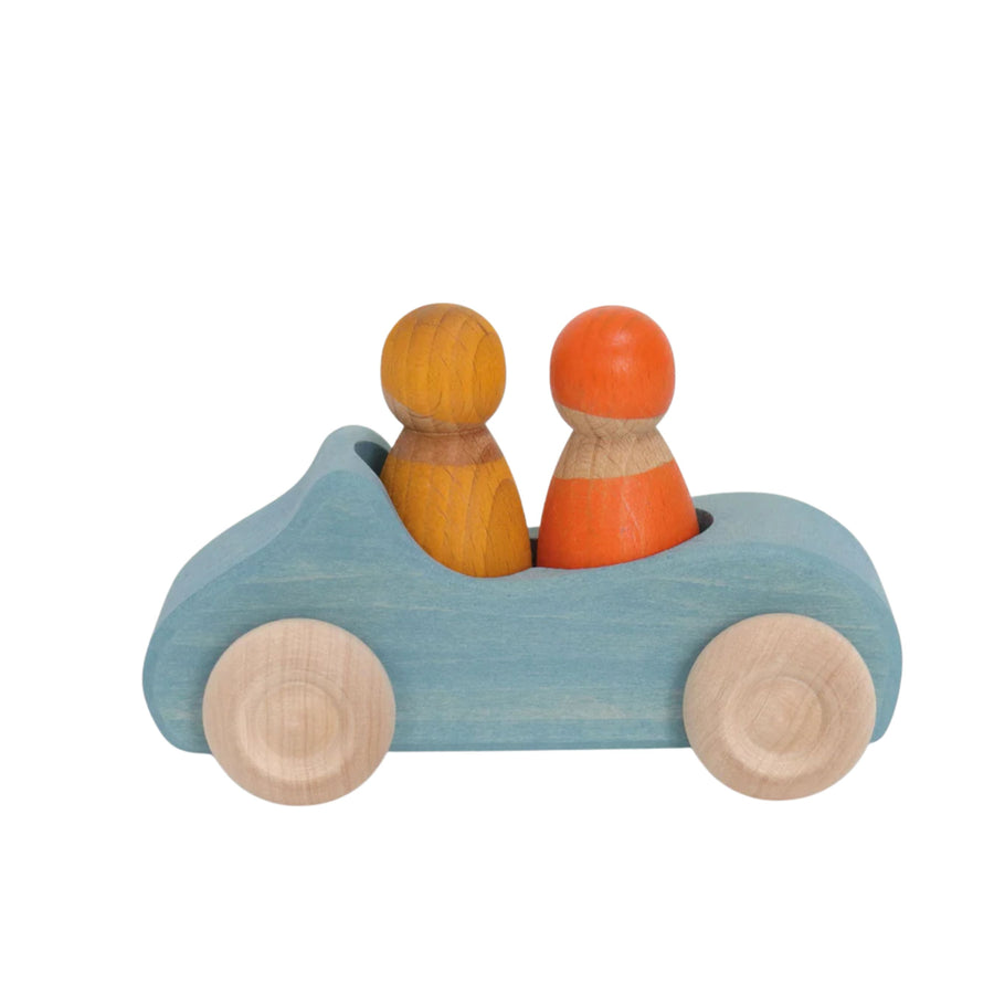 Grimm's Large Convertible Car with Two Rainbow Friends (Blue)