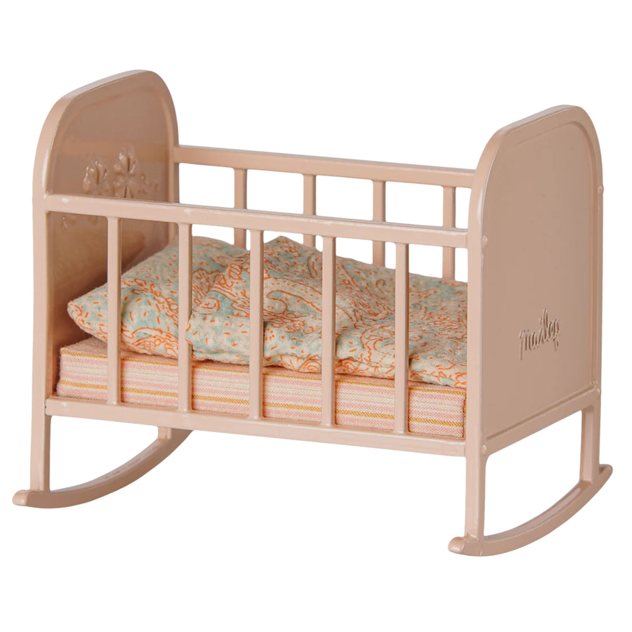 PRE-ORDER Maileg Cradle - Light Rose (MY Rabbit) - NEW 2026