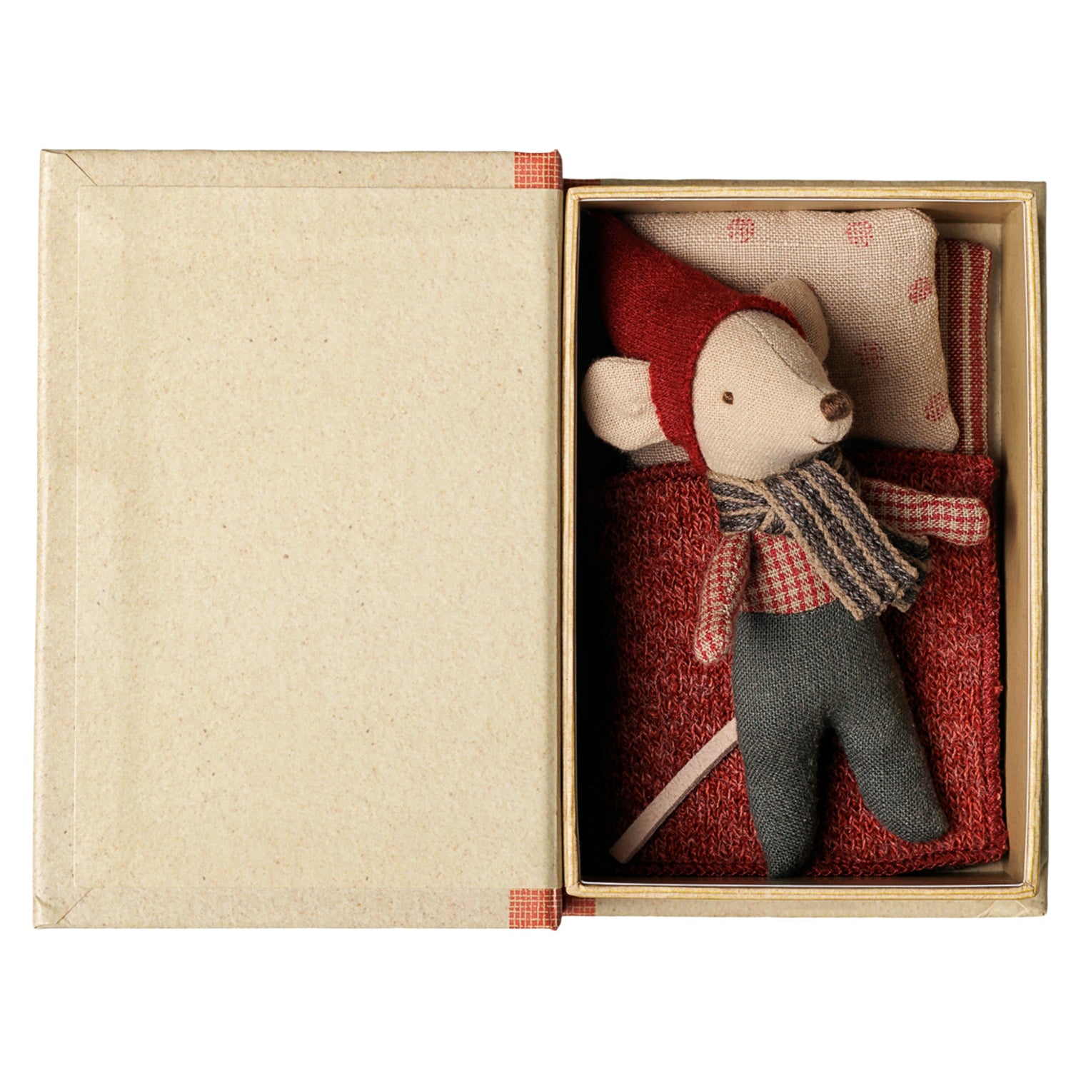 PRE-ORDER Maileg Christmas Mouse in Book (Baby)
