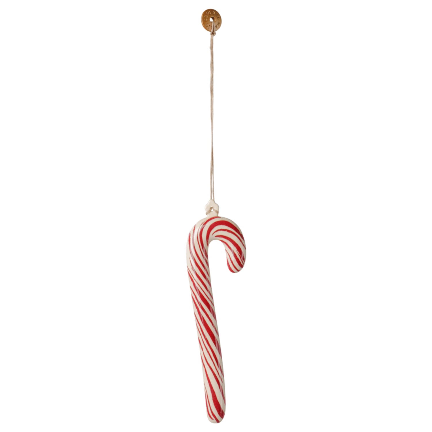 PRE-ORDER Maileg Candy Cane Metal Ornament (Stripe)
