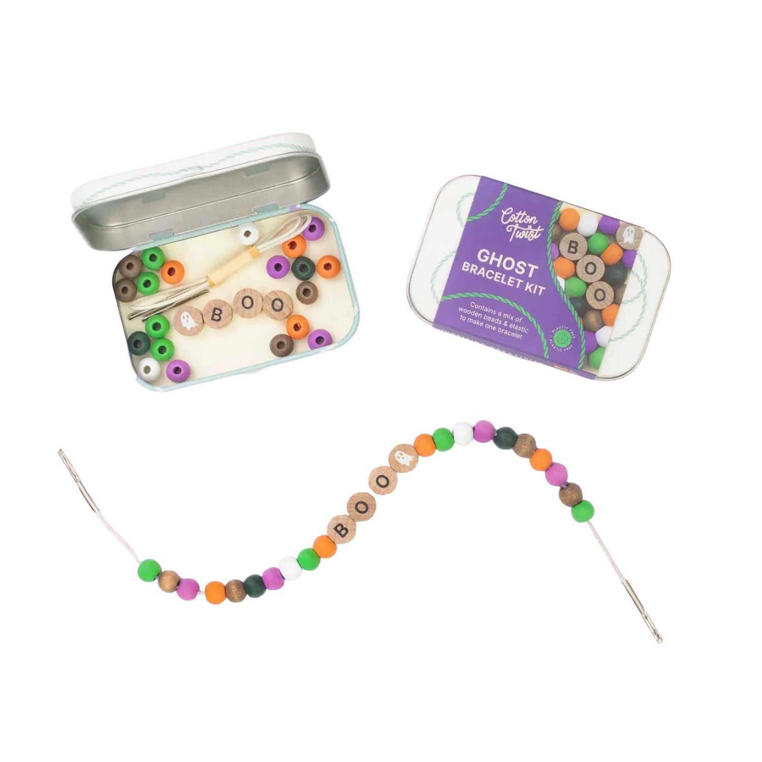 Halloween Ghost Bracelet Craft Kit
