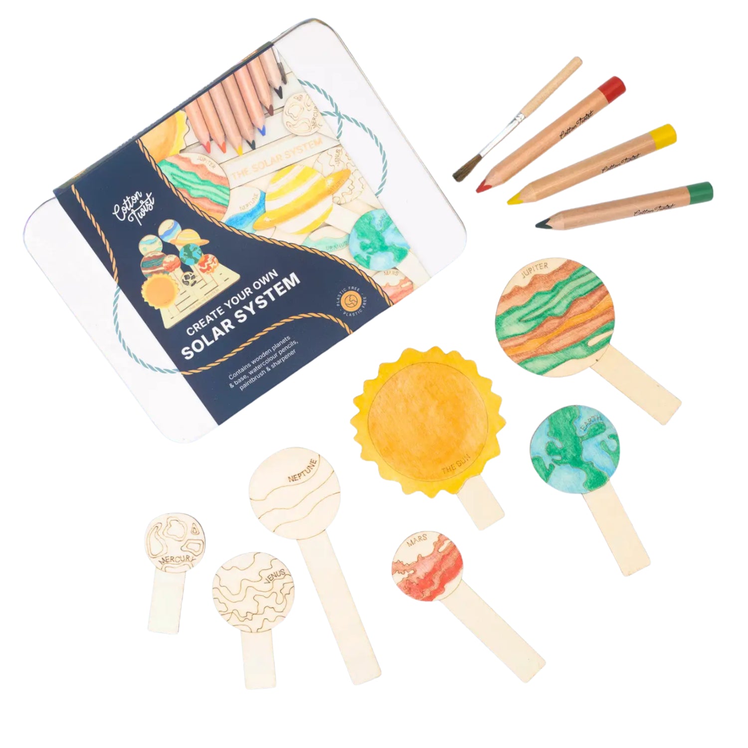 Solar System Wooden Craft Kit