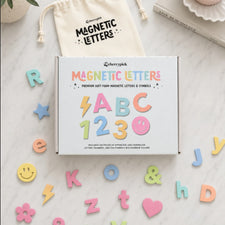 Soft Foam Magnetic Letters & Symbols Set (Pastel Rainbow)