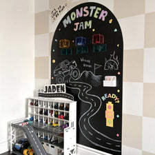 Dustless Chalk Crayons + Magnetic Holder Bundle for Magic Playwall (Neon)