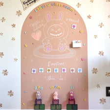 Dustless Chalk Crayons + Magnetic Holder Bundle for Magic Playwall (White)
