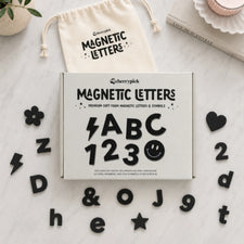 Soft Foam Magnetic Letters & Symbols (Black)