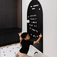 Soft Foam Magnetic Letters & Symbols (White)