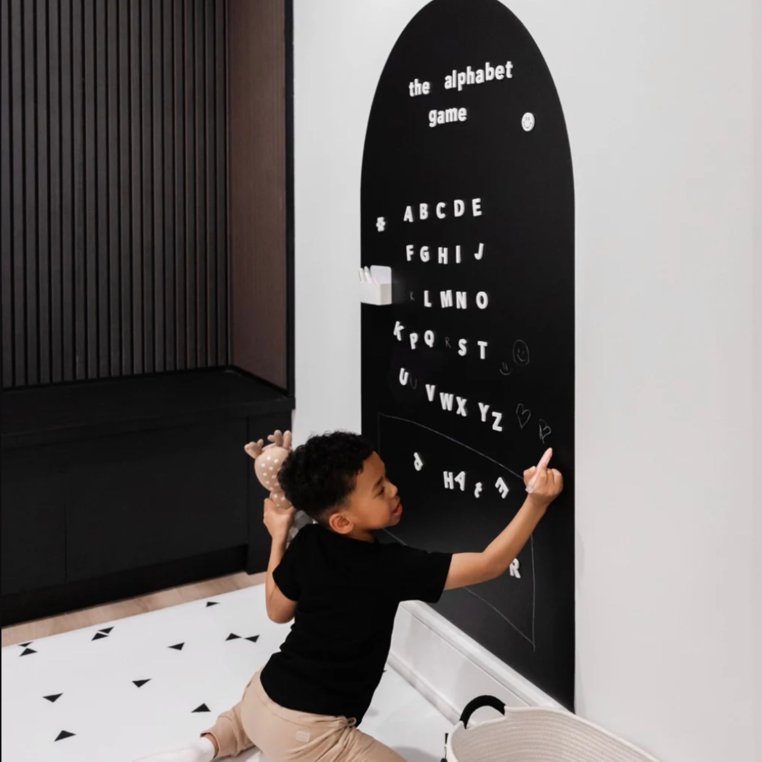 Soft Foam Magnetic Letters & Symbols (White)