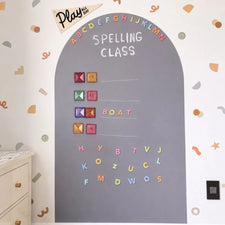 Soft Foam Magnetic Letters & Symbols Set (Pastel Rainbow)