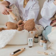 Wooden Toy Animal Vet Roleplay Set