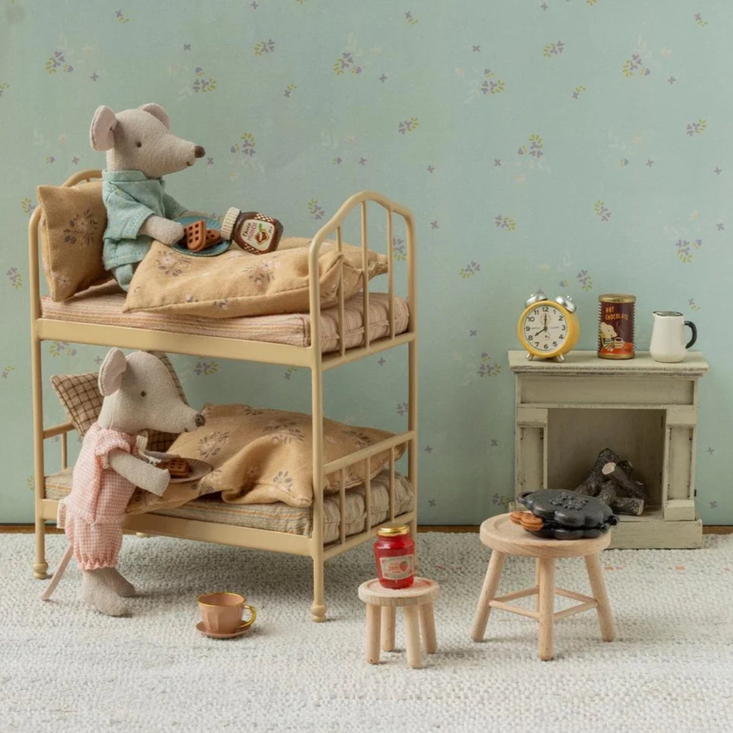 Maileg Bunk Bed - Wheat (Mouse)