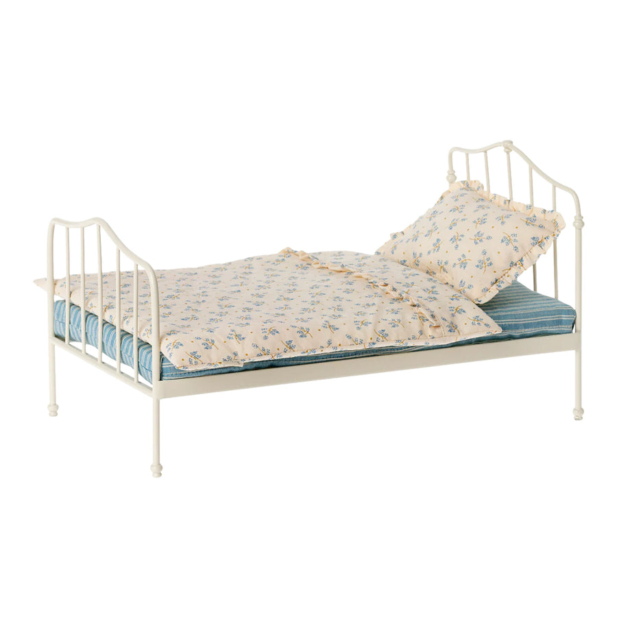 Maileg Vintage Bed - Blue (Miniature)