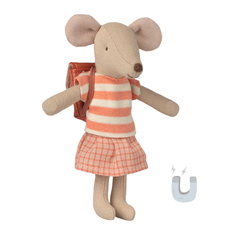 Maileg Tricycle Mouse - Coral (Big Sister)