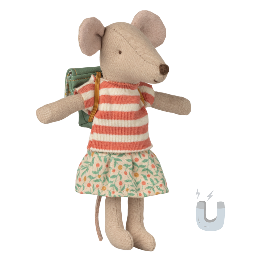 Maileg Tricycle Mouse - Green (Big Sister)