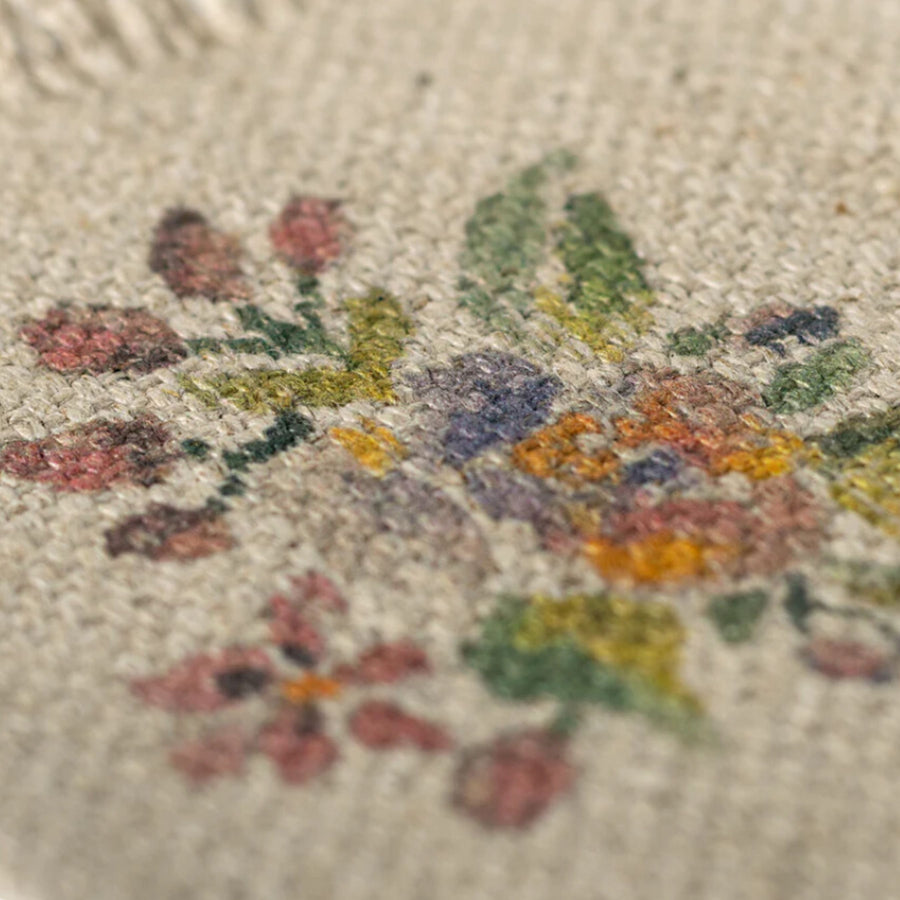 Maileg Dollhouse Rug - Flowers (Small)