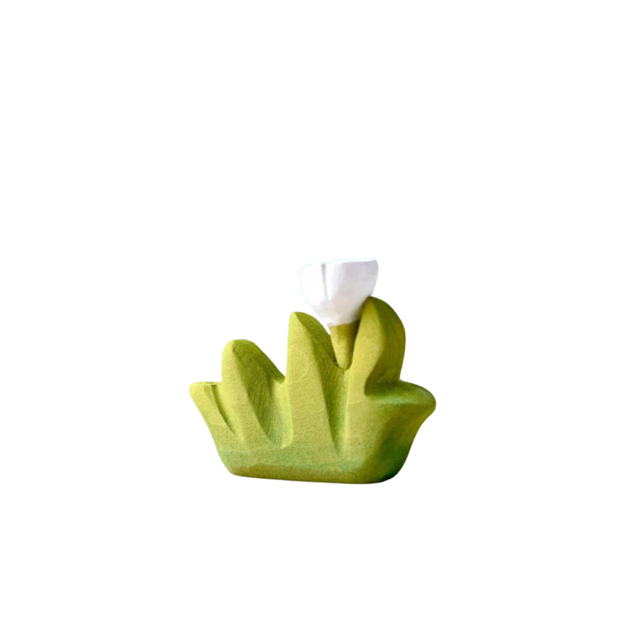 Grass with White Flower (Small) | Wooden Toy